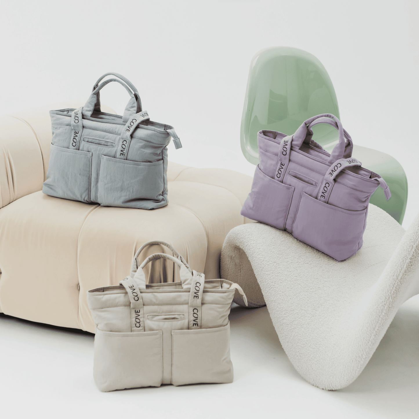 Puffy Daytrip Tote - รองรับ Laptop 15 นิ้ว